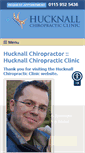 Mobile Screenshot of hucknallchiropractic.co.uk